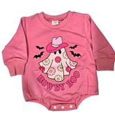 Girl - Halloween Romper Clothing CVA Products Howdy Boo 12-18M
