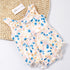 GIRL - Flower Print Summer Romper Clothing CVA Products Floral Fun 0-3M