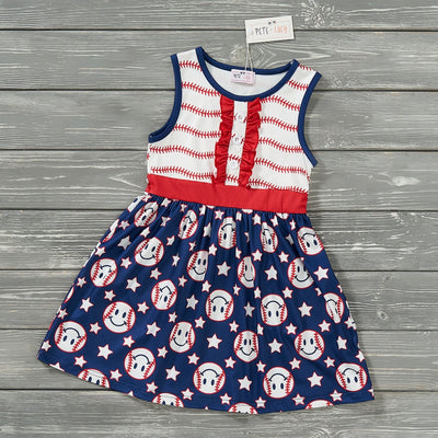 Girl Summer Dresses Clothing CVA Products Home Run 0-6 M