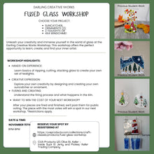 Load image into Gallery viewer, FUSE GLASS WORKSHOP
