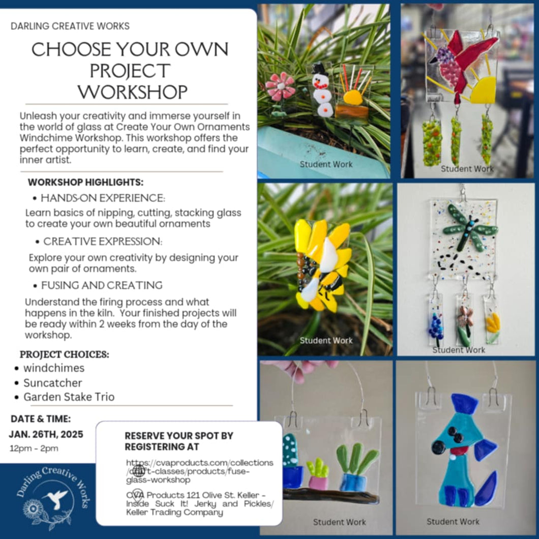 FUSE GLASS WORKSHOP