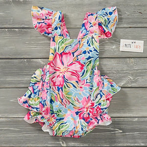 GIRLS - Summer Infant Romper Clothing CVA Products Island Breeze 3-6M