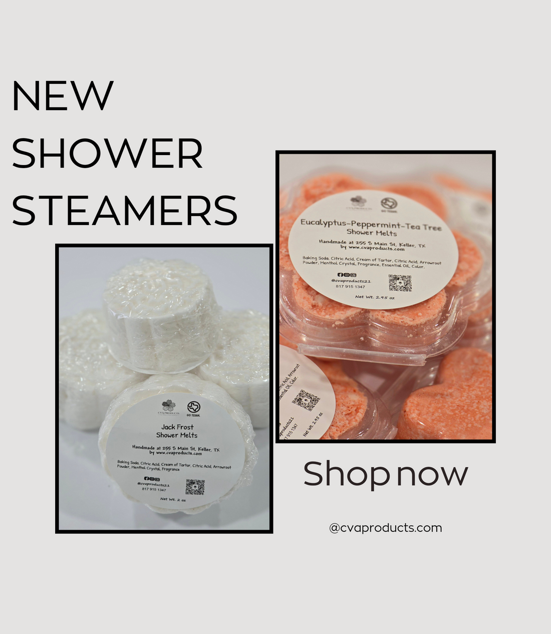 Aromatherapy Shower Steamers Bath & Body CVA Products
