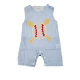 Boy - Baseball Outfits Clothing CVA Products Baseball Embroidered Jumpsuit 0-3M