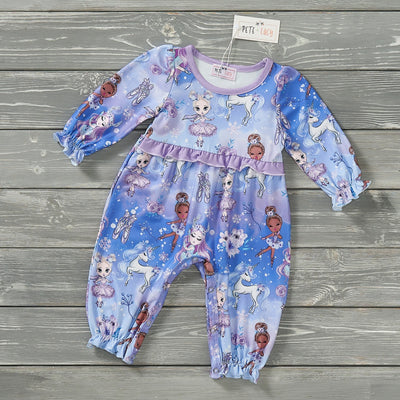 GIRLS - Long Sleeve Winter Infant Romper