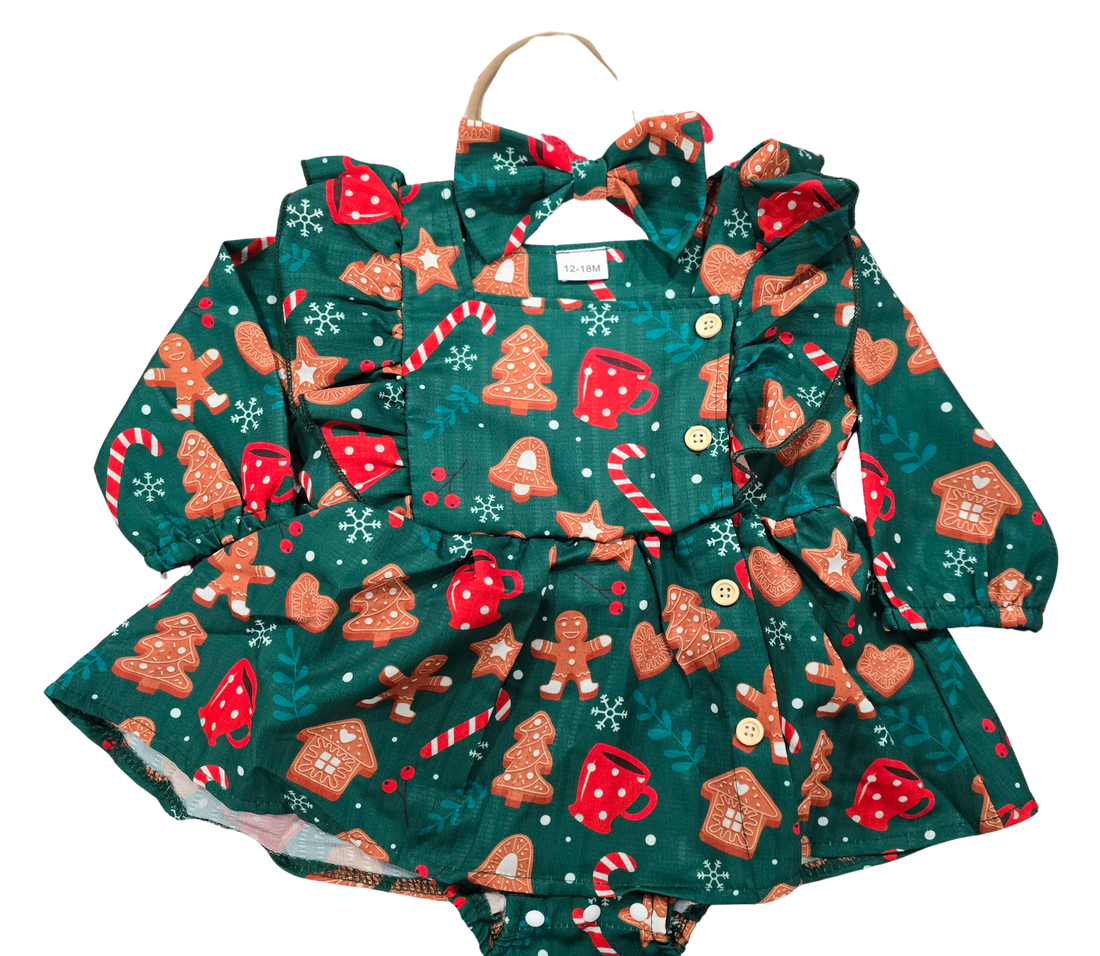 GIRLS - Holidays Infant Romper