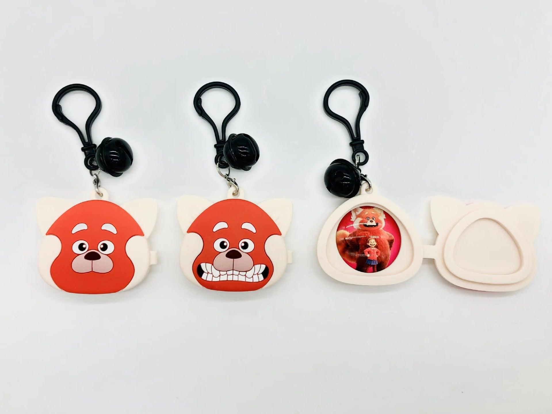 Disney Pixar Anime Youth Deformation Turning Red Toys CVA Products Turning Red Pendant Keychain