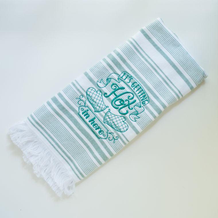 Embroidered Farmhouse Style Dish Towels, Hostess Gifts, Baking Gifts, Kitchen Gifts For the Home Epically Embroidered