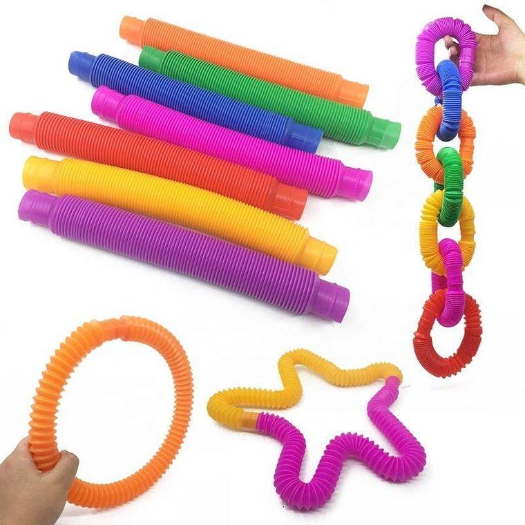 Fidget Toys Toys CVA Products Pop Multi-Color Tubes Sensory Toy