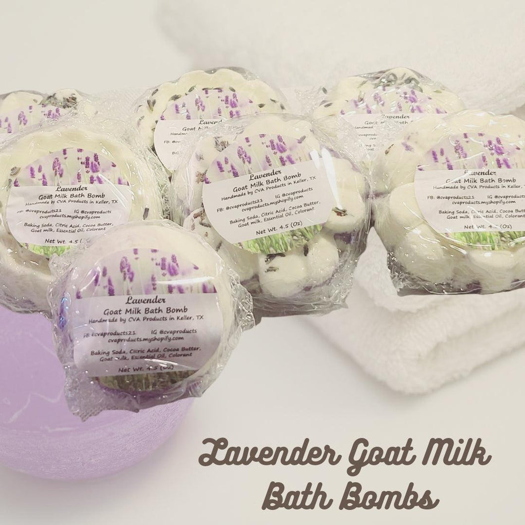 Goat Milk Bath Bombs - CVA Products
