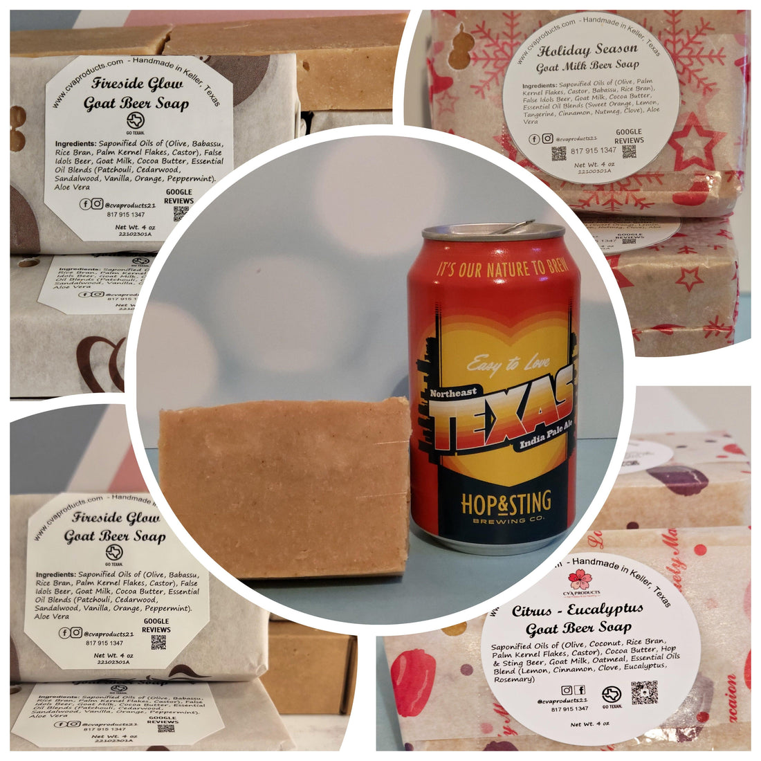 Goat Milk Beer Soaps Soaps CVA Products