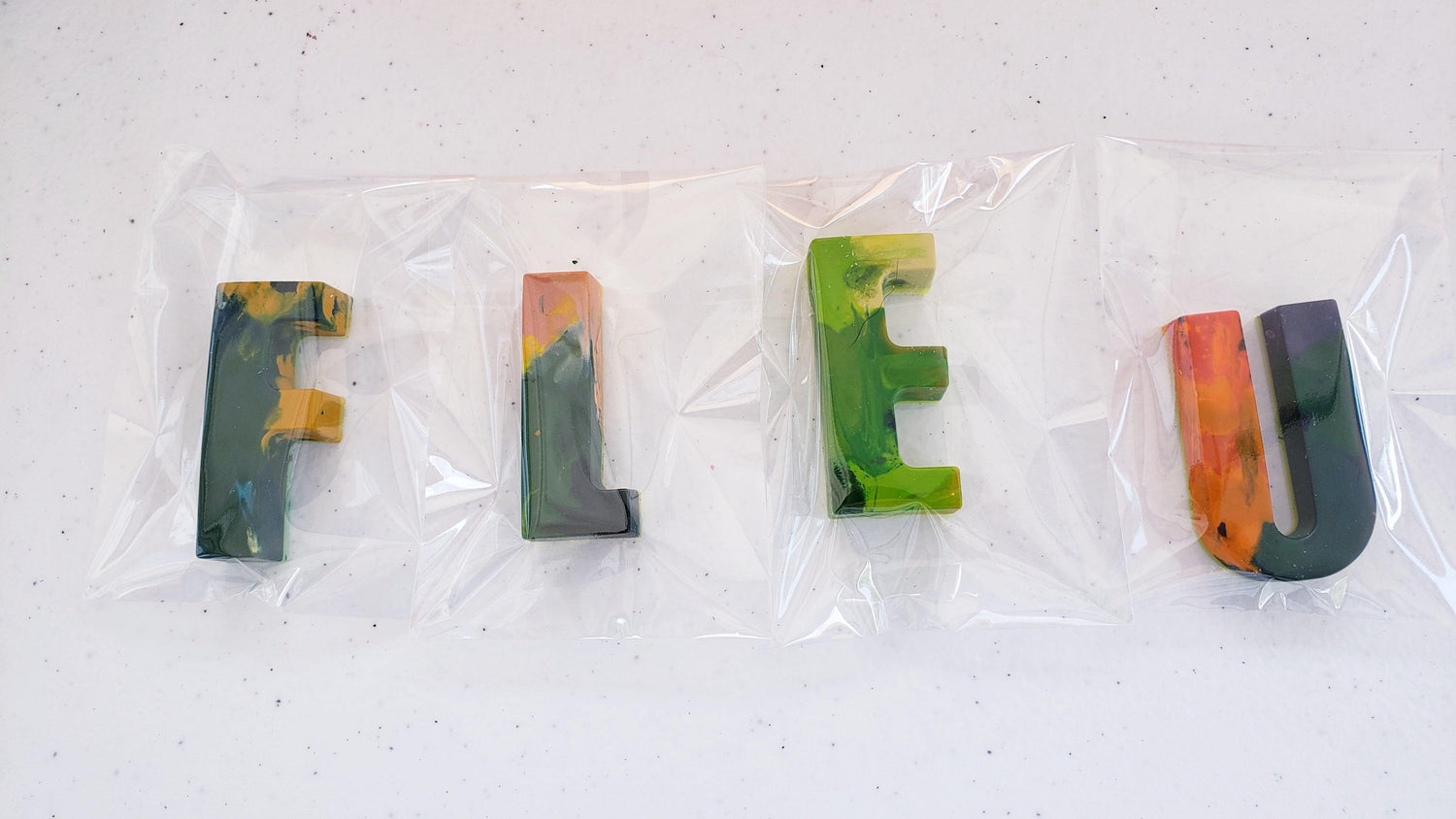 Handcrafted Crayon Letters Toys CVA Products