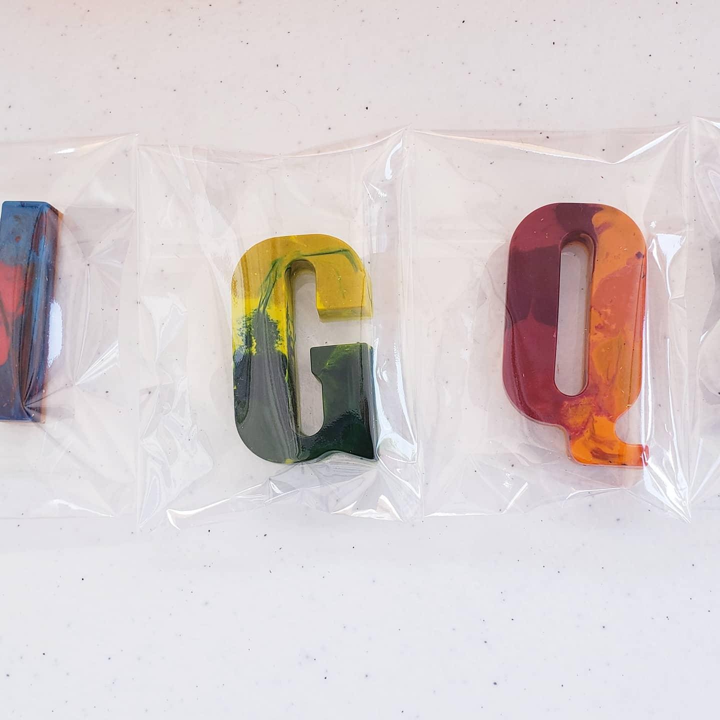 Handcrafted Crayon Letters - CVA Products