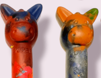 Handcrafted Crayons Toys CVA Products Horse 3