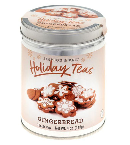 Holiday Teas Food &amp; Beverage Simpson &amp; Vail, Inc. Gingerbread Black Tea