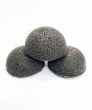 Cargar imagen en el visor de la galería, Konjac Sponge Biodegradable - Charcoal | Eco Friendly Gift | Zero Waste | Vegan - CVA Products
