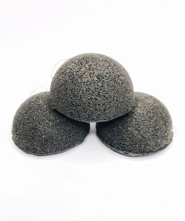 Konjac Sponge Biodegradable - Charcoal | Eco Friendly Gift | Zero Waste | Vegan - CVA Products