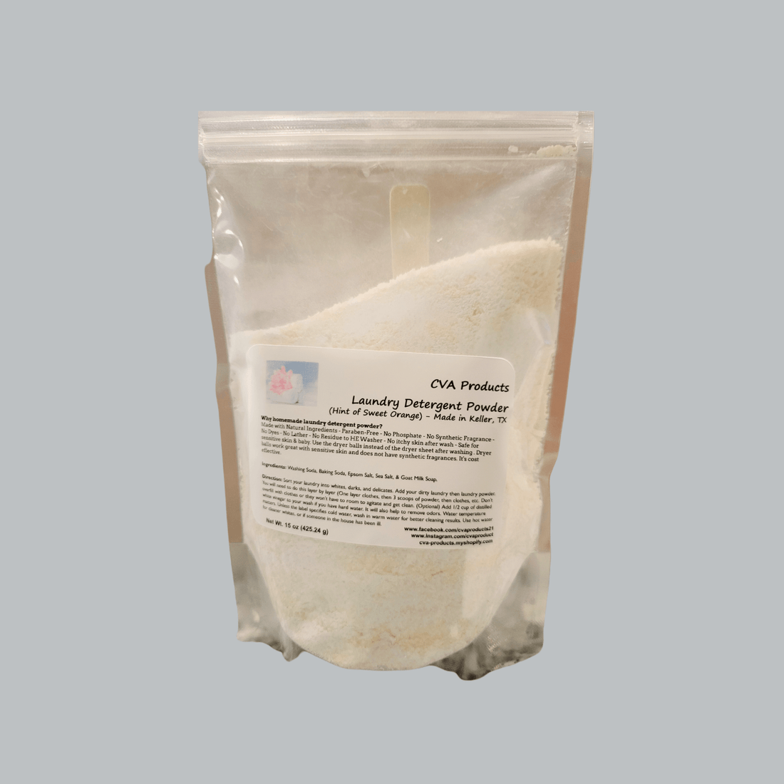 Laundry Detergent For the Home CVA Products Unscented