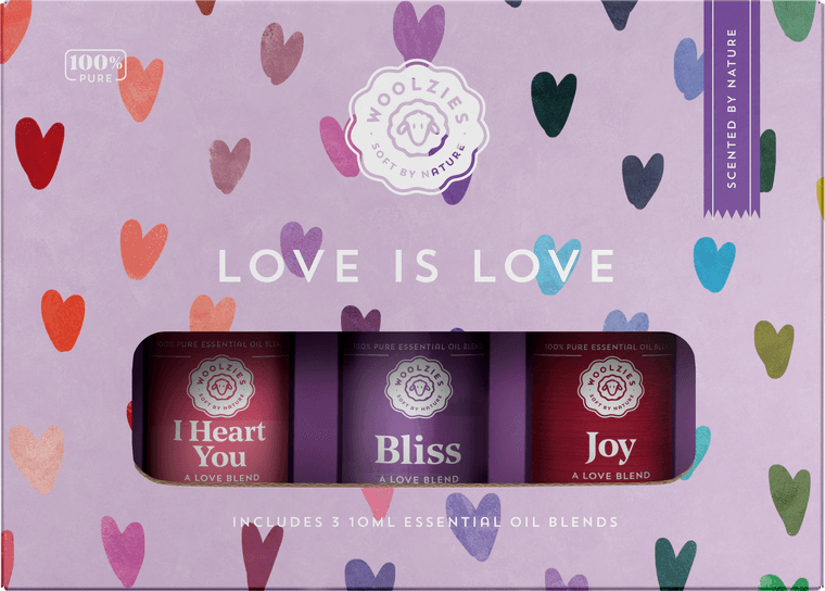 Love is Love set of 3 Candles Woolzies Home Essentials, Inc.