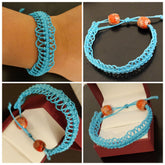 Macrame Styles & Patterns Macrame CVA Products Bracelet 3