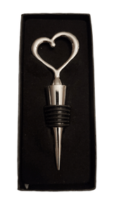 Metal Heart Wine Bottle Stoppers - CVA Products