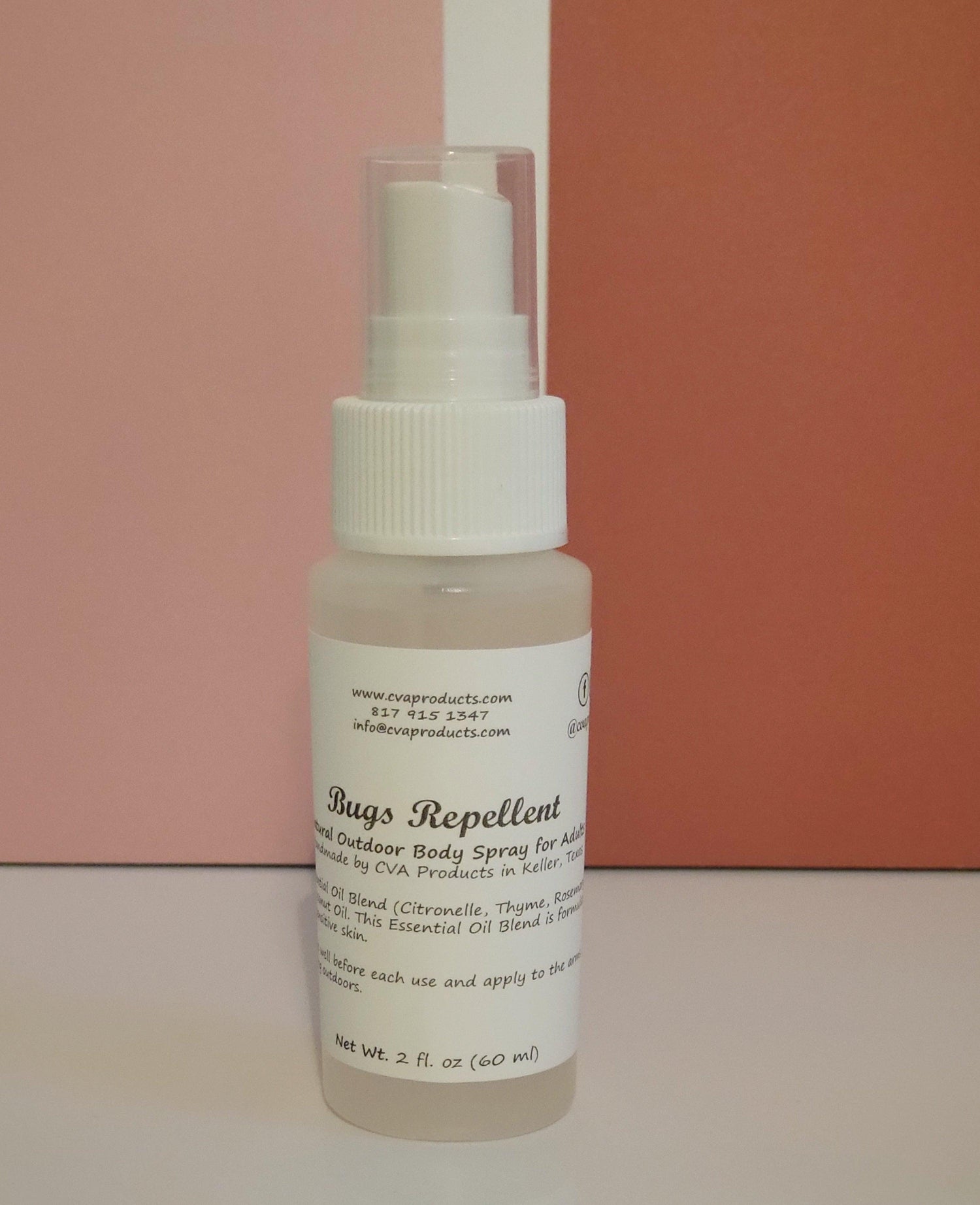 Natural Bugs Repellent Spray 2 oz. - CVA Products