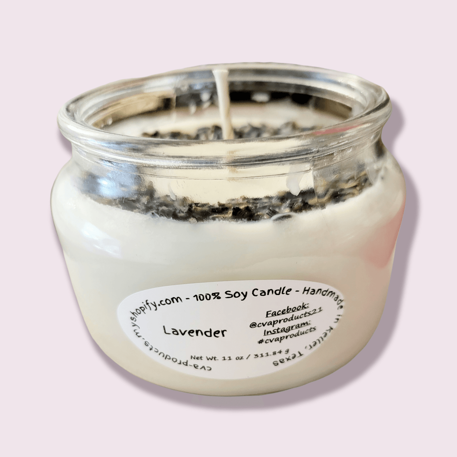 Natural Soy Candle in 11 oz. Anchor Country Comfort Apothecary Jar - CVA Products