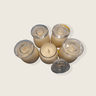Natural Soy Candle in 6 oz. Libbey Glass Jar - CVA Products