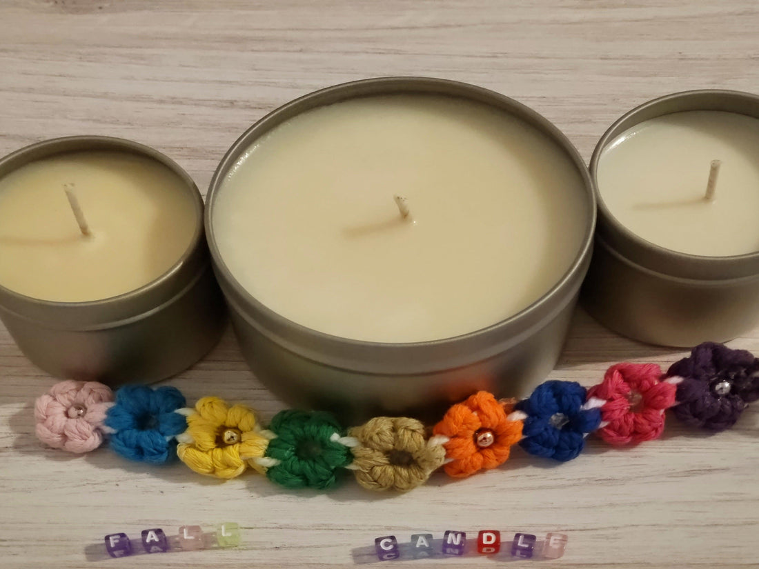 Natural Soy Candles 10 Oz Tin Candles CVA Products