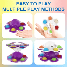 Load image into Gallery viewer, Pop Fidget Spinner Octopus Face - CVA Products
