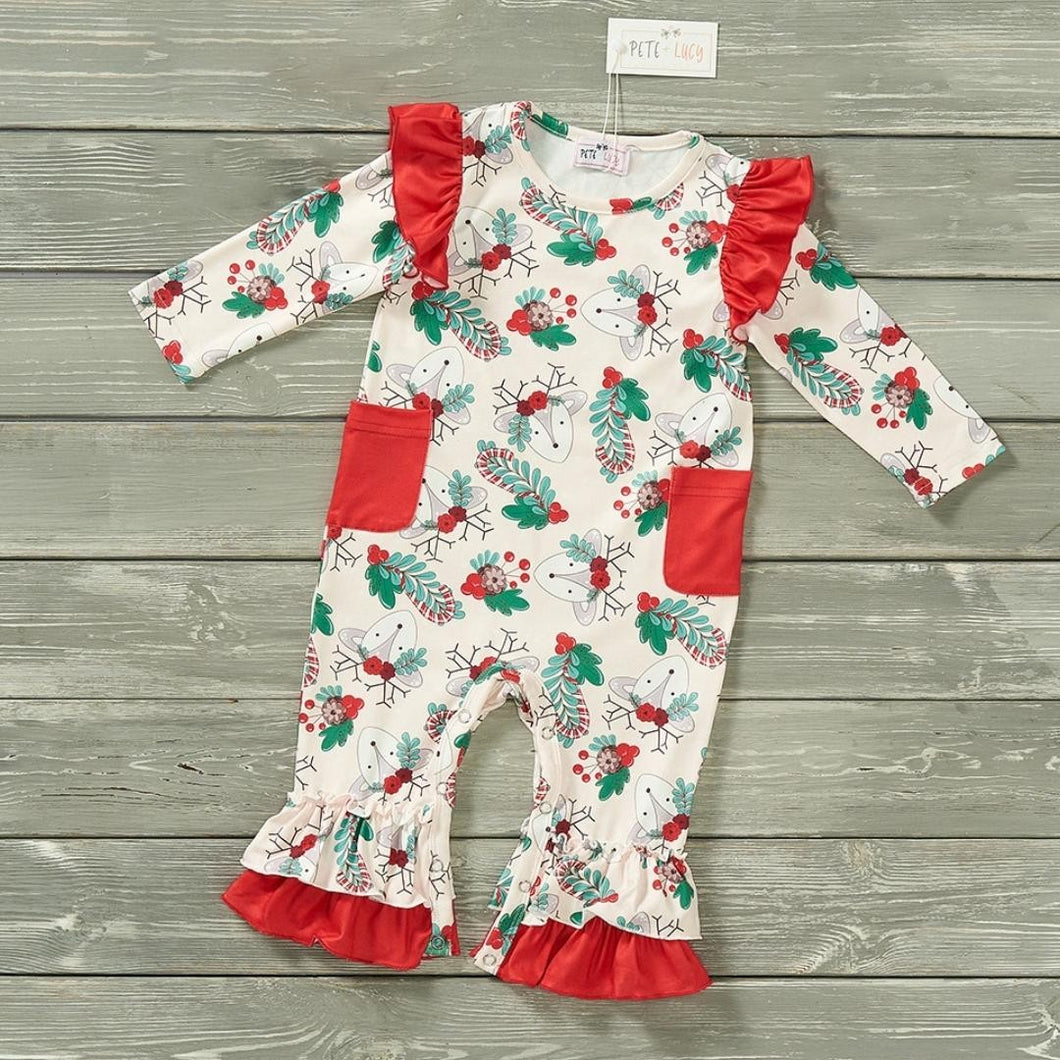 GIRLS - Holidays Infant Romper