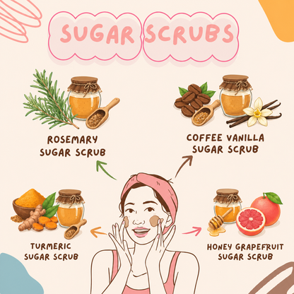 Sugar Scrubs Bath &amp; Body CVA Products Honey Grapefruit